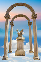 Fototapeta premium Pole of roman style