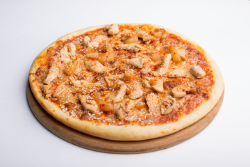 Fresh pizza serving Board