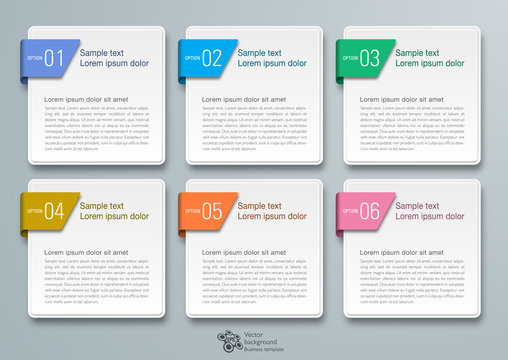 Infographics Web Banner & Label Design