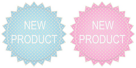 New Product Signs Set