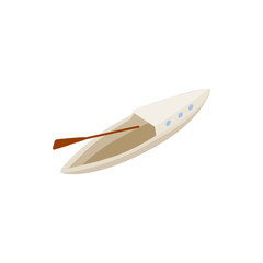 Boat icon, isometric 3d style 