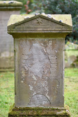 old jewish tombstone, close-up
