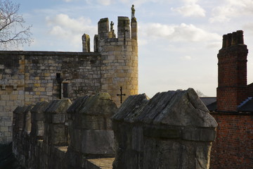 Fototapeta na wymiar Les remparts de la ville de York – Angleterre