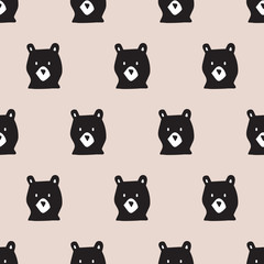 seamless bear pattern