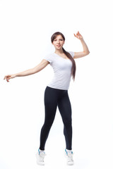 Obraz premium Woman dancing ballet