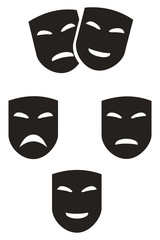 Masks icon set