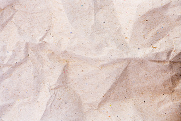 Crumpled brown paper for  background