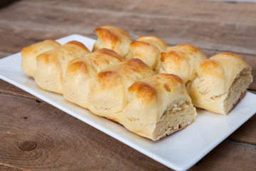 Homemade small bread like pastry