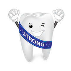 Strong Tooth Design Illustration
