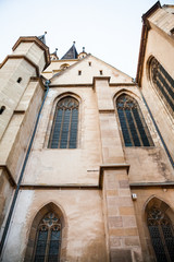Architectural details from Evangelical Cathedral in Sibiu, Romania