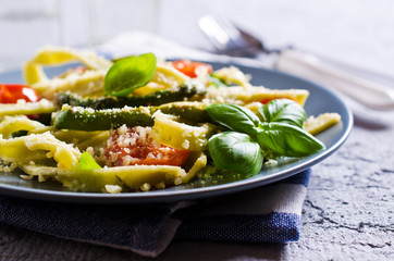 Homemade traditional pasta