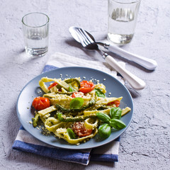 Homemade traditional pasta