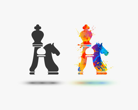 Vector chess icon