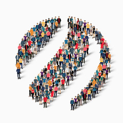 abstract business symbol people