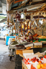 Azerbaijan, Baku, Sweets and dried fruits in the market