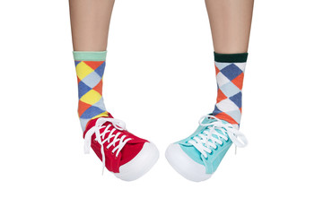funny sneakers and socks
