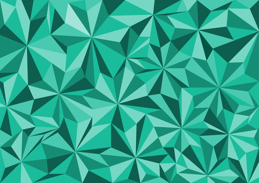Low poly style vector, green  low poly design, low poly style illustration, Abstract low poly background vector,