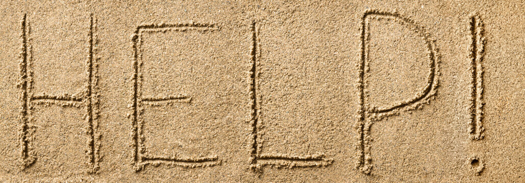 sand writing with word help