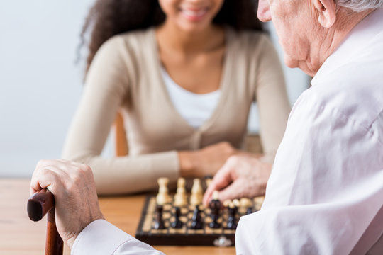 Carer, patient and duel in chess