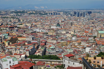 Obraz premium Napoli vista aerea, Italia 