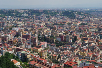 Obraz premium Napoli vista aerea, Italia 