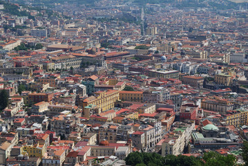 Napoli vista aerea, Italia
