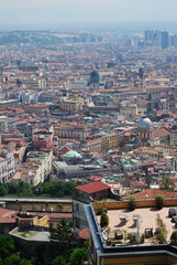 Fototapeta na wymiar Napoli vista aerea, Italia 