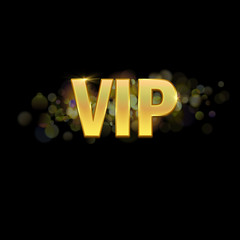 Very important person - VIP text