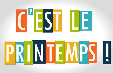 C'est le Printemps !