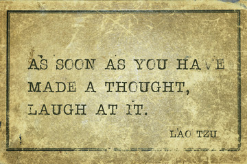 thought laugh Lao Tzu