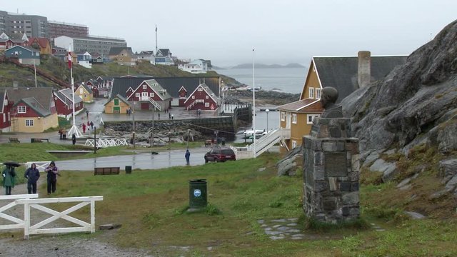 General view of Nuuk, capital of Greenland