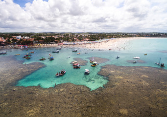 Aerial View of Porto de Galinhas, Pernambuco, Brazil