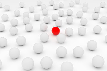 3d success business concept distinguish