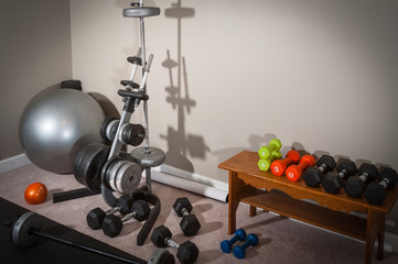 Home Gym Workout Area