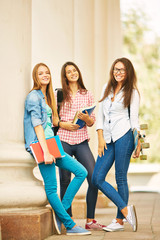 Obraz premium Girls after classes