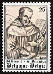 Postage stamp Belgium 1990 St. Bernard