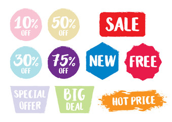  Sale symbol ,Special offer label