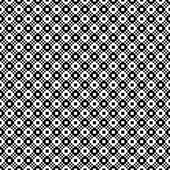 Nahtloses geometrisches Muster Quadrate Schwarz und weiß