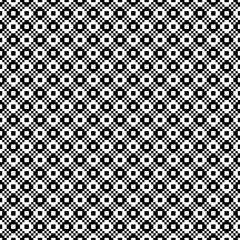 Nahtloses geometrisches Muster Quadrate Schwarz und weiß © reeel