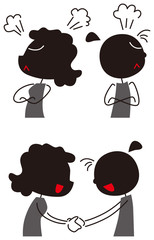 喧嘩のあとの仲直り