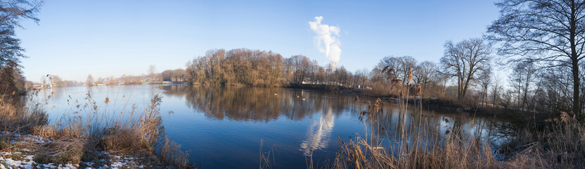 lake in winter