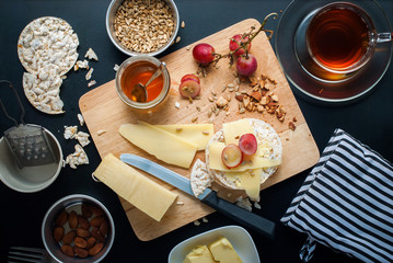 Snack Tea Small Loaf Honey Cheese Grape Kinfolk