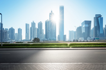 Obraz premium Panoramę Dubaju, Zjednoczone Emiraty Arabskie