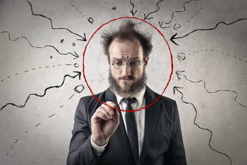 Invulnerable businessman