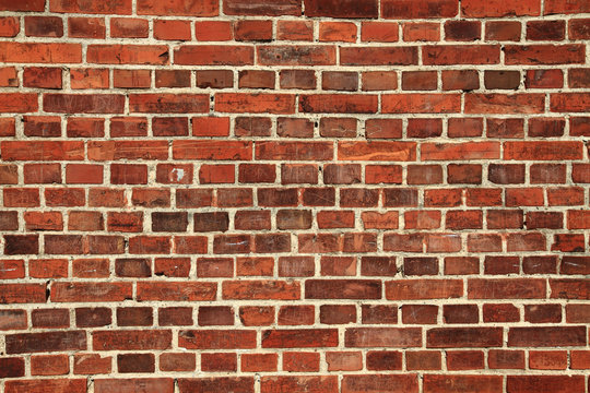 old wall with red bricks © jonnysek