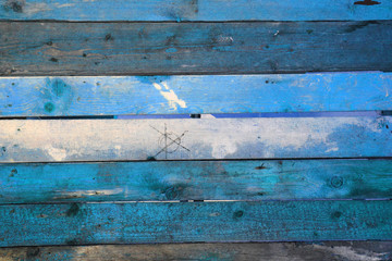 Fototapeta premium abstract blue wooden texture