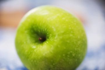 green apple close up