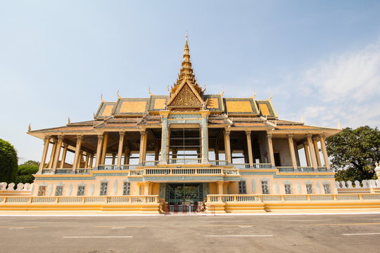 Chan Chhaya Pavilion, Royal Palace in Phnom Penh, Cambodia.