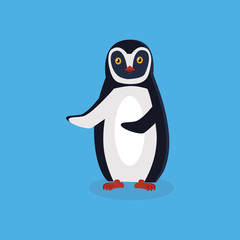 Animal Pinguin Design Flat