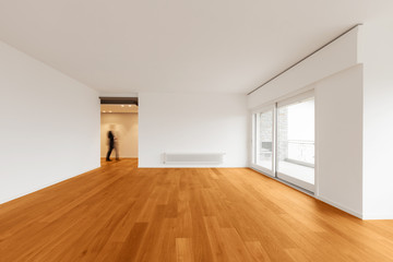 Interior of modern apartment, empty room